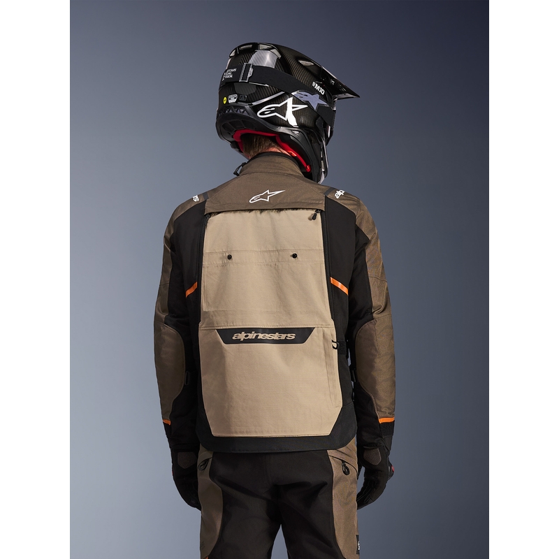 Alpinestars Cusco Drystar mootorratta jope pruun-must