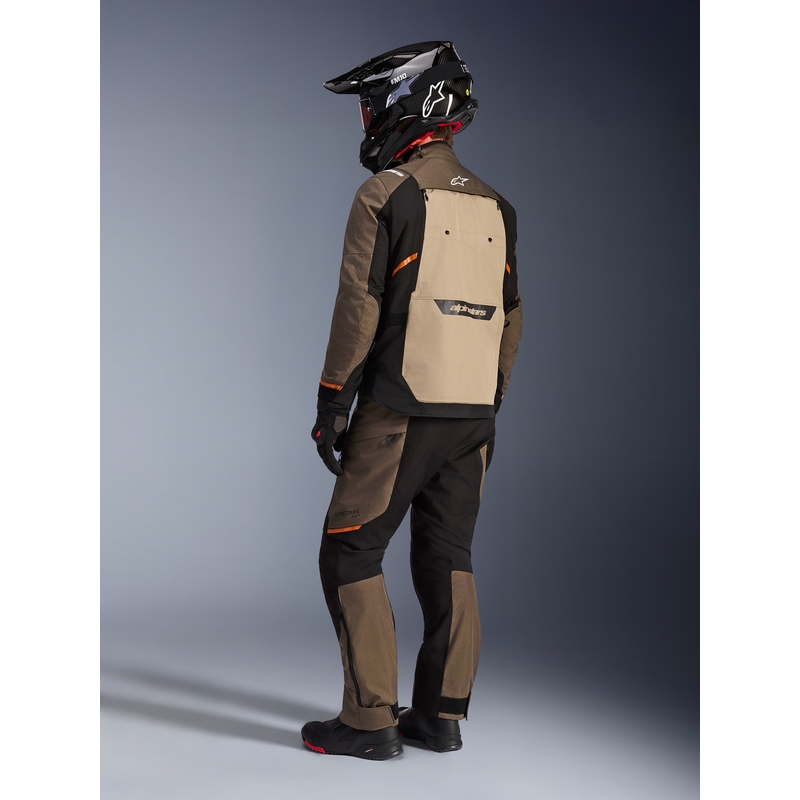 Alpinestars Cusco Drystar mootorratta jope pruun-must