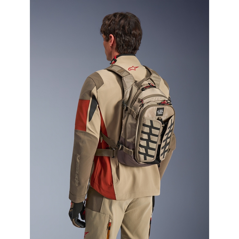 Alpinestars AT-15 mootorratta seljakott liiva-oranž 15 l