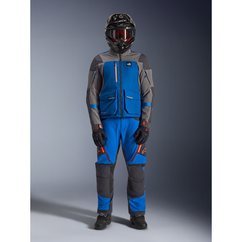 Alpinestars Maxdura Drystar XF mootorratta jope sinine-tumehall