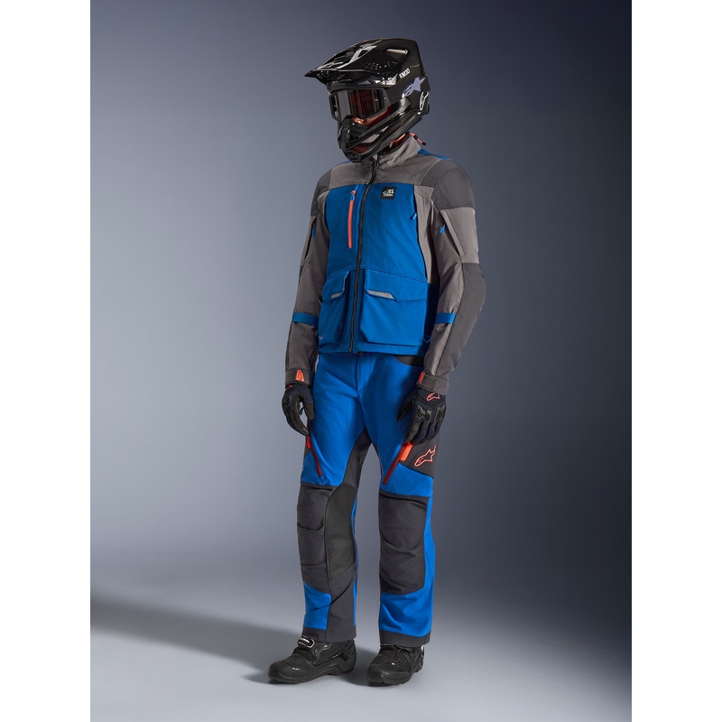 Alpinestars Maxdura Drystar XF mootorratta jope sinine-tumehall