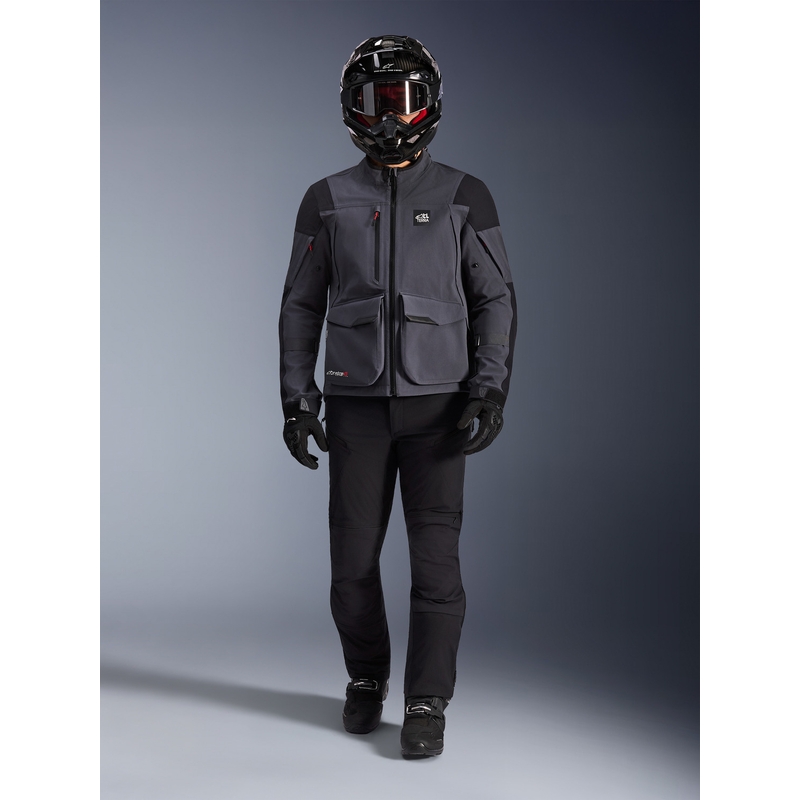 Alpinestars Maxdura Drystar XF mootorratta jope tumehall-must