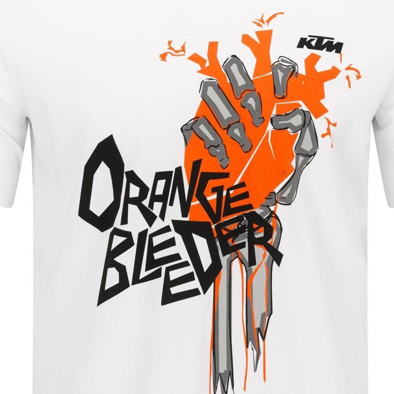 KTM Orange Bleeder T-särk valge