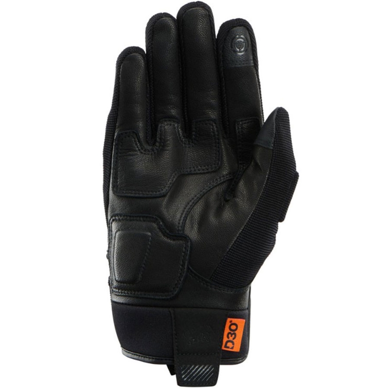 Furygan Jet D3O Evo mootorratta kindad must-oranžid