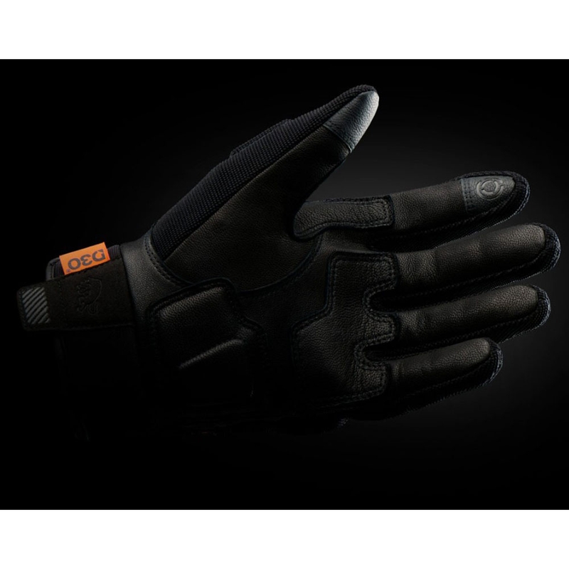 Furygan Jet D3O Evo mootorratta kindad must-oranžid