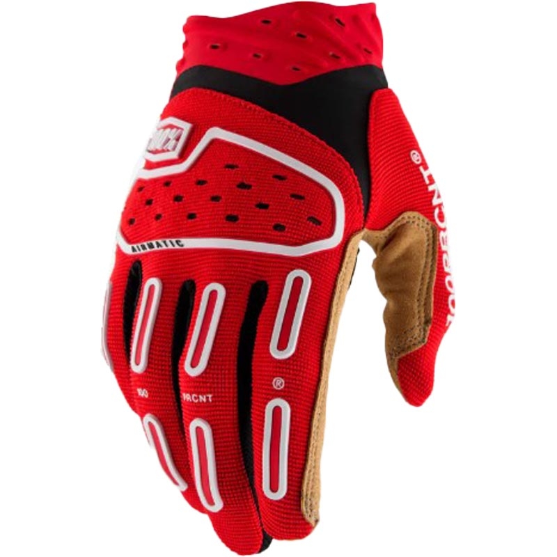 Motokrossi kindad 100% Airmatic 2 puna-mustad