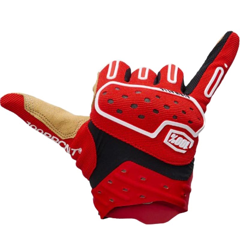 Motokrossi kindad 100% Airmatic 2 puna-mustad