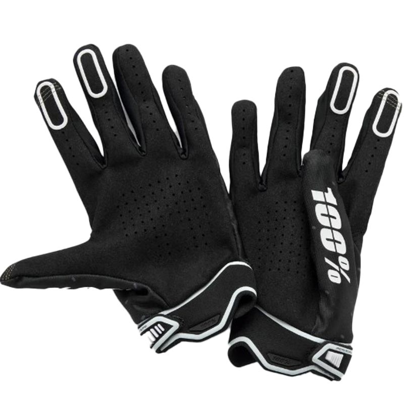 Motokrossi kindad 100% Ridefit mustad