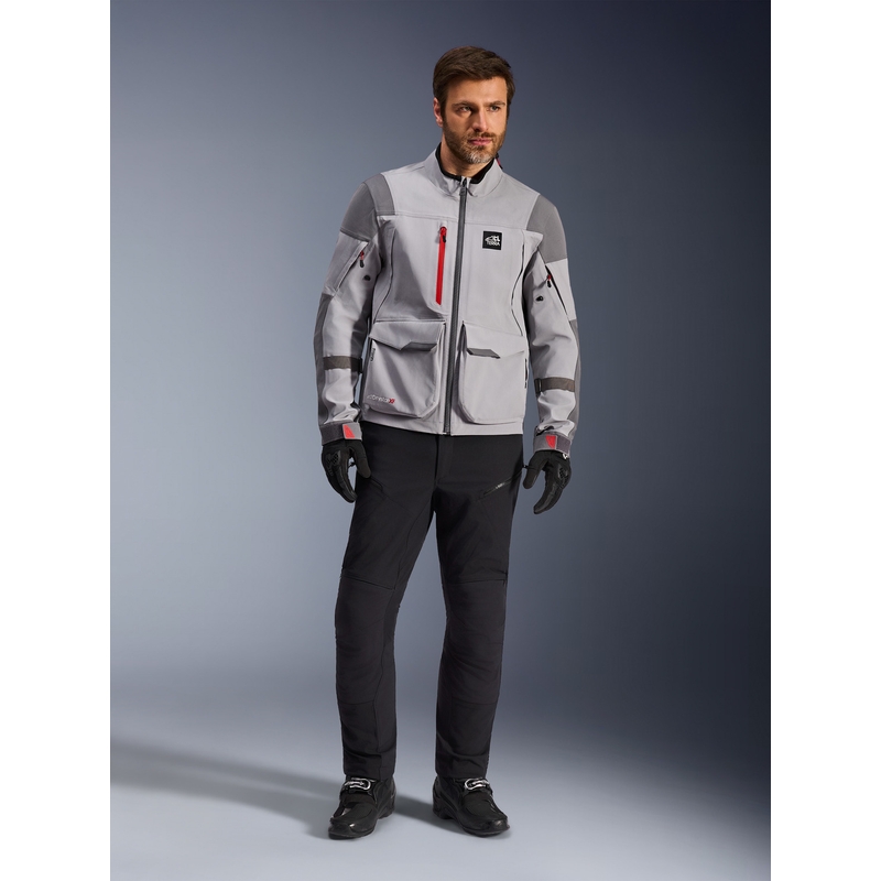 Alpinestars Maxdura Drystar XF mootorratta jope helehall-tumehall