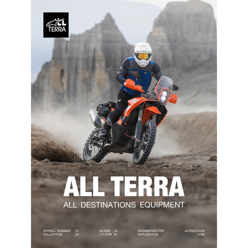 Alpinestars Maxdura Drystar XF mootorratta jope pruun-oranž
