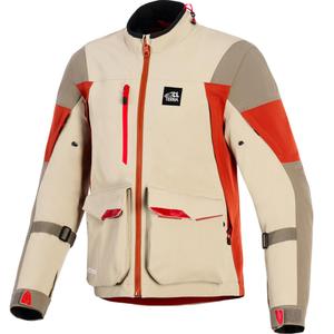 Alpinestars Maxdura Drystar XF mootorratta jope pruun-oranž