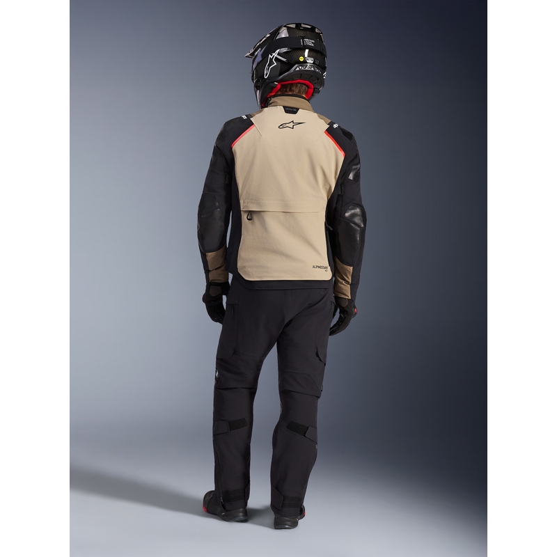 Alpinestars Andes PRO Drystar XF mootorratta jope pruun-must-oranž