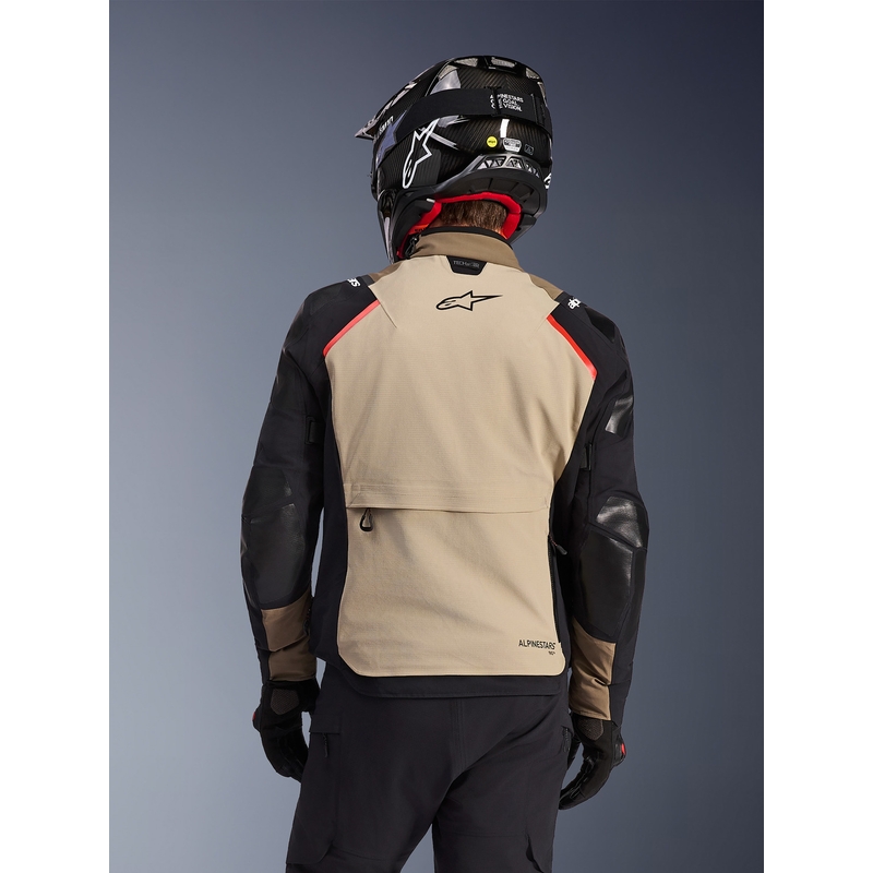 Alpinestars Andes PRO Drystar XF mootorratta jope pruun-must-oranž