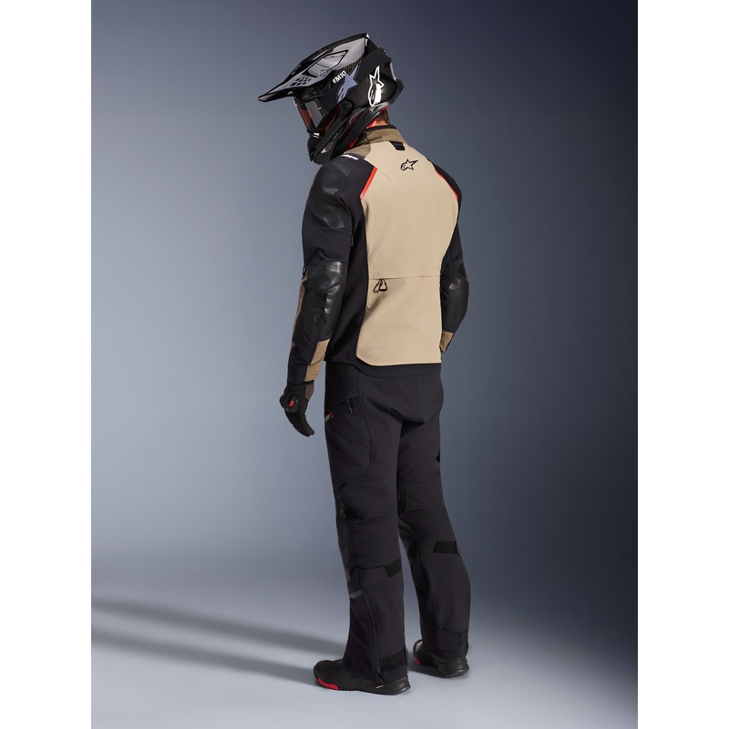 Alpinestars Andes PRO Drystar XF mootorratta jope pruun-must-oranž