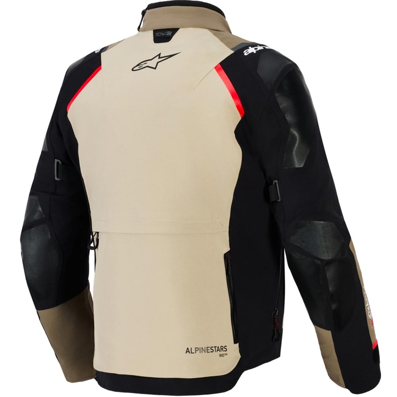 Alpinestars Andes PRO Drystar XF mootorratta jope pruun-must-oranž