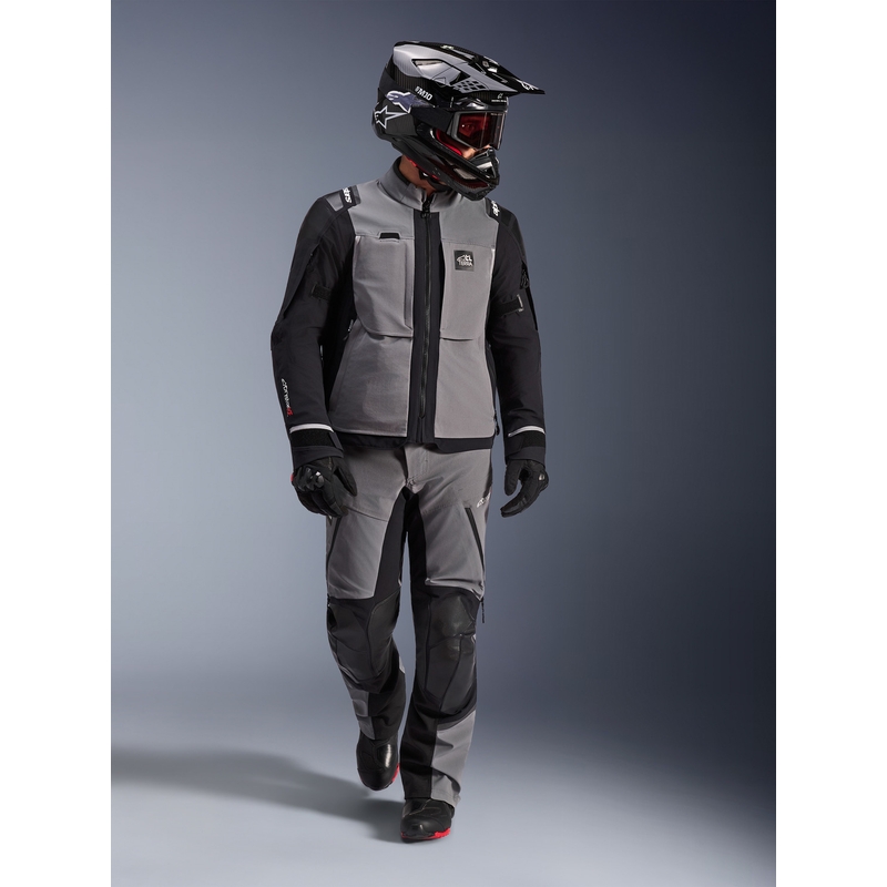 Alpinestars Andes PRO Drystar XF Mootorratta Jope Tumehall-Must