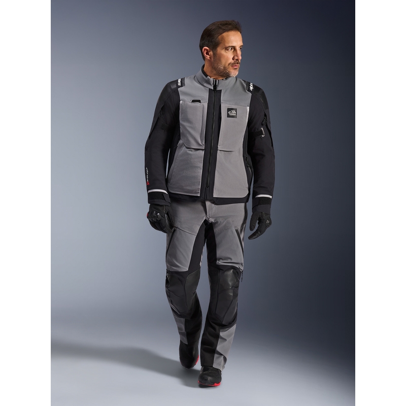 Alpinestars Andes PRO Drystar XF Mootorratta Jope Tumehall-Must