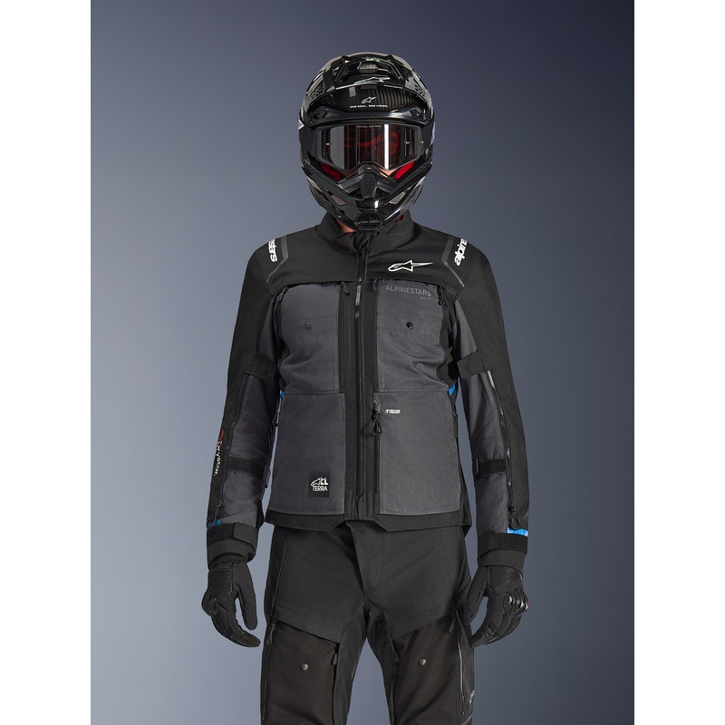 Alpinestars Cusco Drystar mootorratta jope must-tumehall