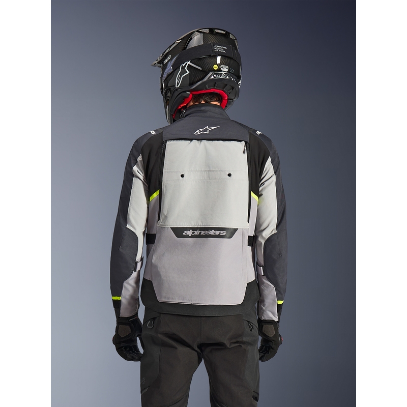 Alpinestars Cusco Drystar mootorratta jope helehall-helesinine-tumesinine