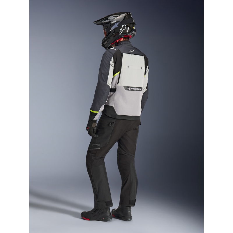 Alpinestars Cusco Drystar mootorratta jope helehall-helesinine-tumesinine