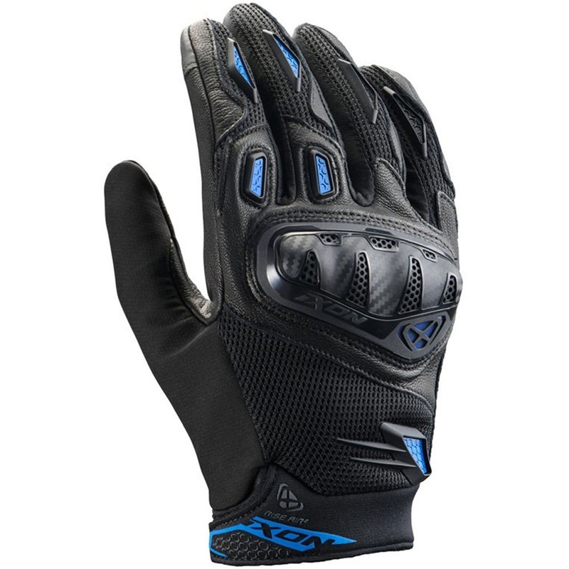 IXON Rise Air 2 mootorratta kindad must-sinine