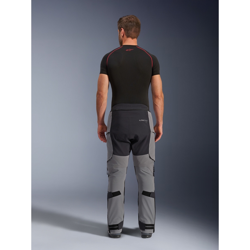 Alpinestars Andes PRO Drystar XF mootorrattapüksid tumehall-mustad