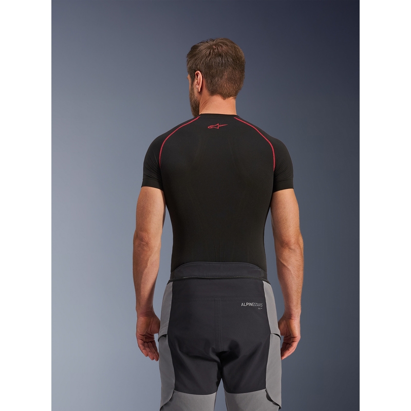 Alpinestars Andes PRO Drystar XF mootorrattapüksid tumehall-mustad