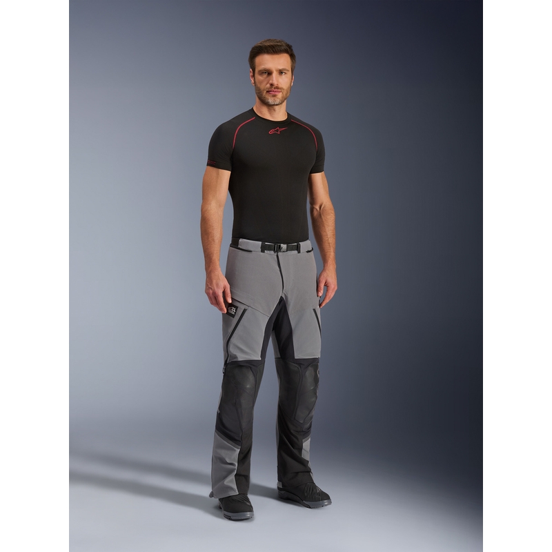 Alpinestars Andes PRO Drystar XF mootorrattapüksid tumehall-mustad