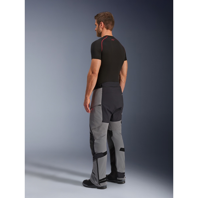 Alpinestars Andes PRO Drystar XF mootorrattapüksid tumehall-mustad