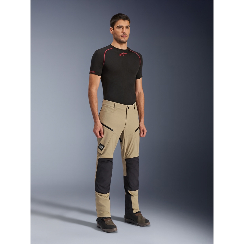 Alpinestars Explore AST mootorrattapüksid helepruunid-mustad