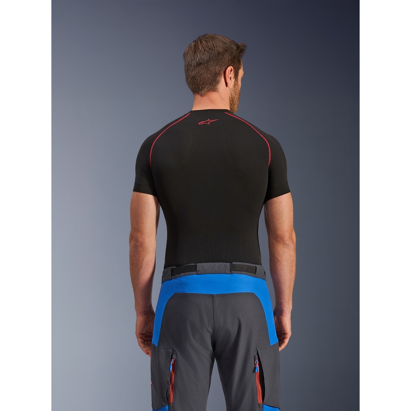 Alpinestars Maxdura Dual mootorrattapüksid sini-tumehall-oranžid