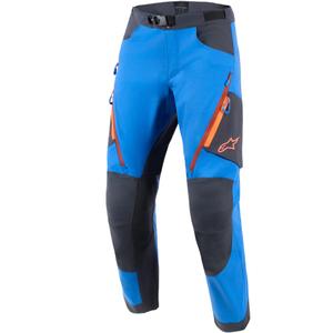 Alpinestars Maxdura Dual mootorrattapüksid sini-tumehall-oranžid