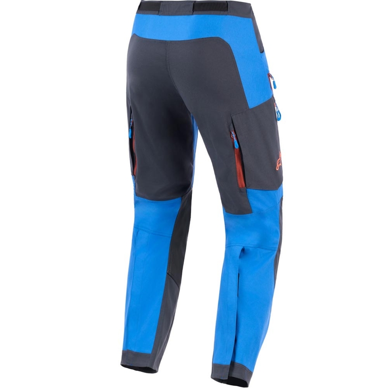 Alpinestars Maxdura Dual mootorrattapüksid sini-tumehall-oranžid