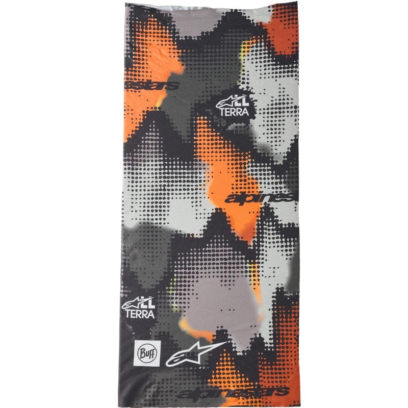 Alpinestars Buff Nazca kaelasoojendaja kamuflaaž-hall-oranž