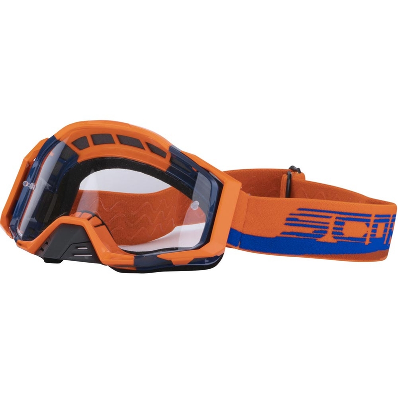 Scorpion MX mask oranži-sinine motokrossiprillid