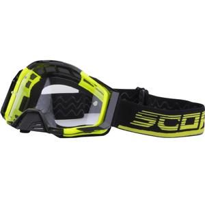 Scorpion MX mask fluo kollane-must motokrossiprillid