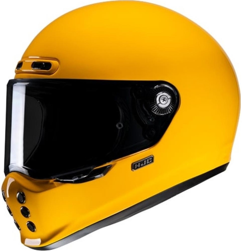 Integreeritud mootorratta kiiver HJC V10 Solid kollane