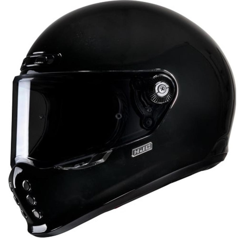 Integreeritud mootorratta kiiver HJC V10 Solid must