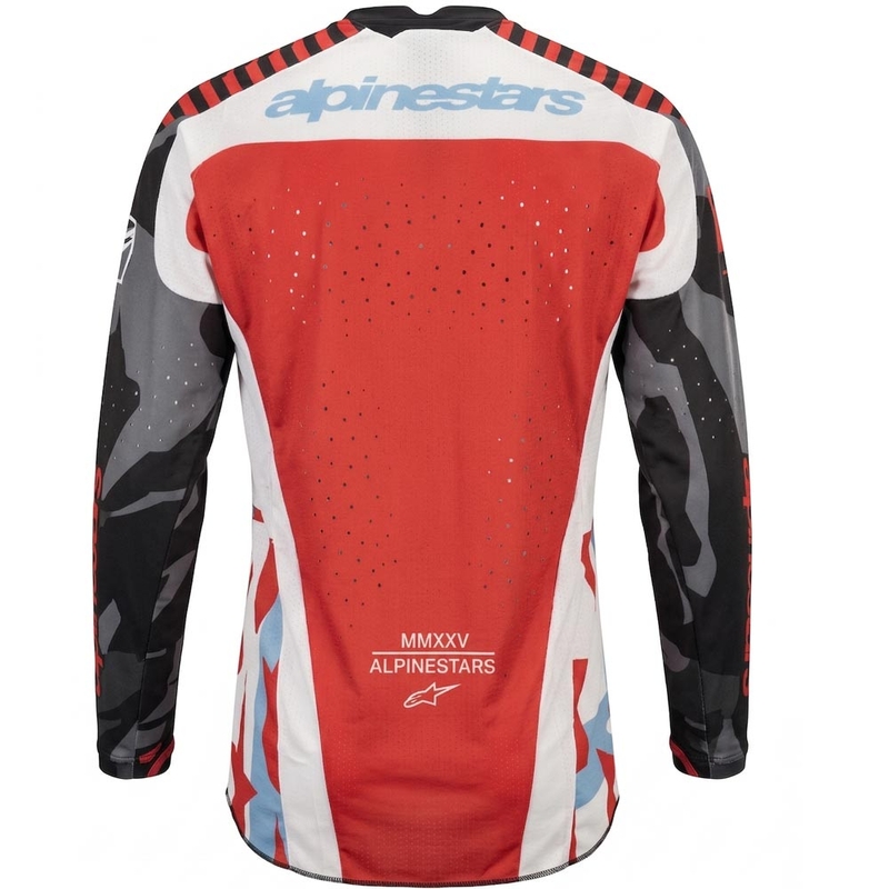 Alpinestars Techstar Limited Edition Beast Coast motokrossisärk hall-must-oranž