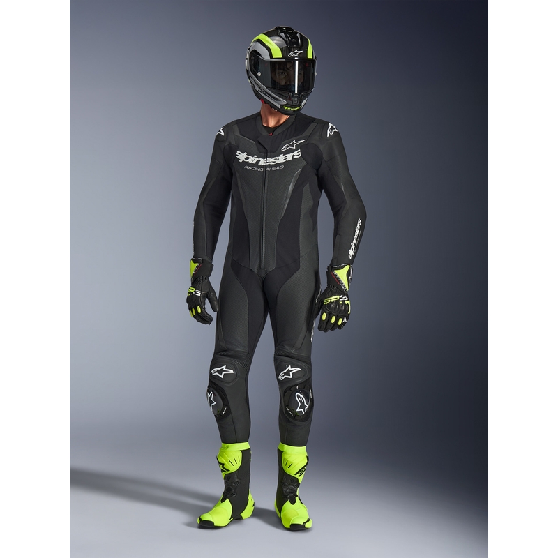 Alpinestars GP FORCE V2 ühes tükis mootorrattaülikond must-valge