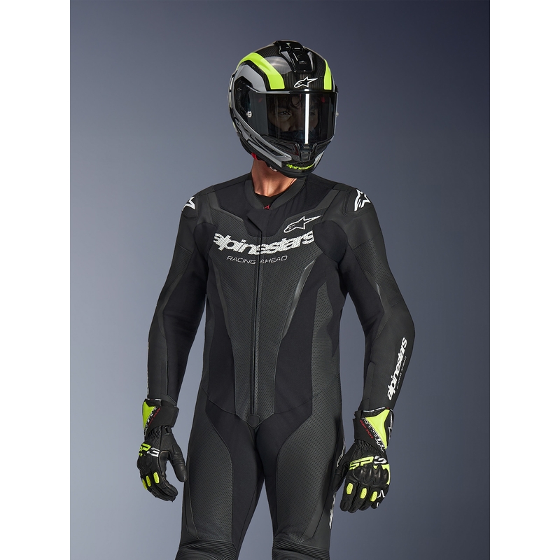 Alpinestars GP FORCE V2 ühes tükis mootorrattaülikond must-valge
