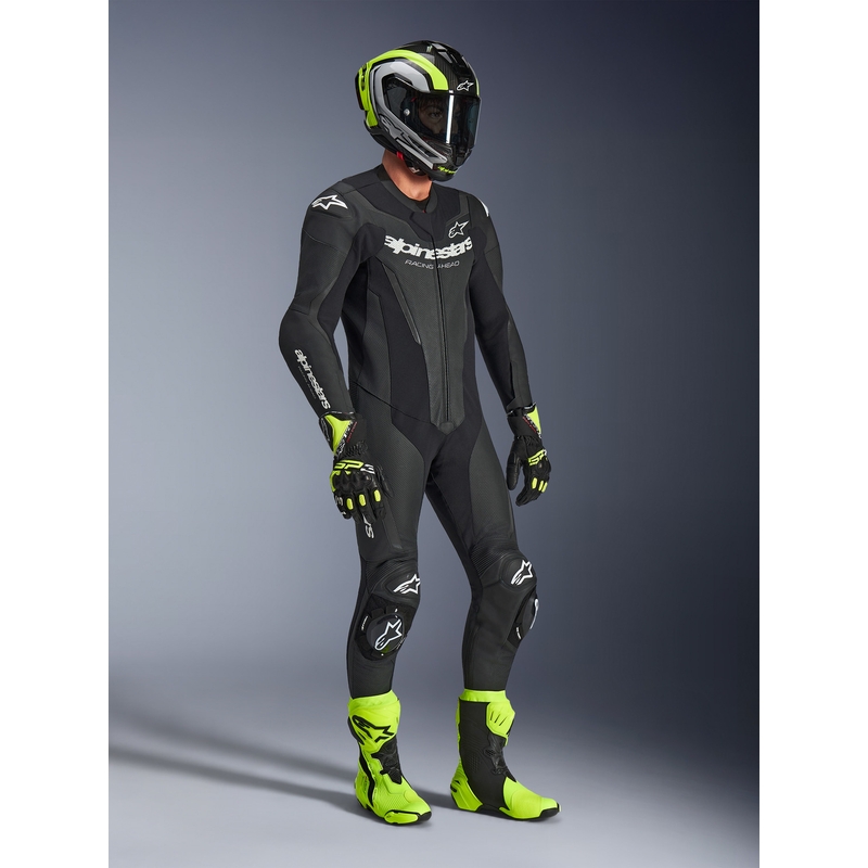 Alpinestars GP FORCE V2 ühes tükis mootorrattaülikond must-valge