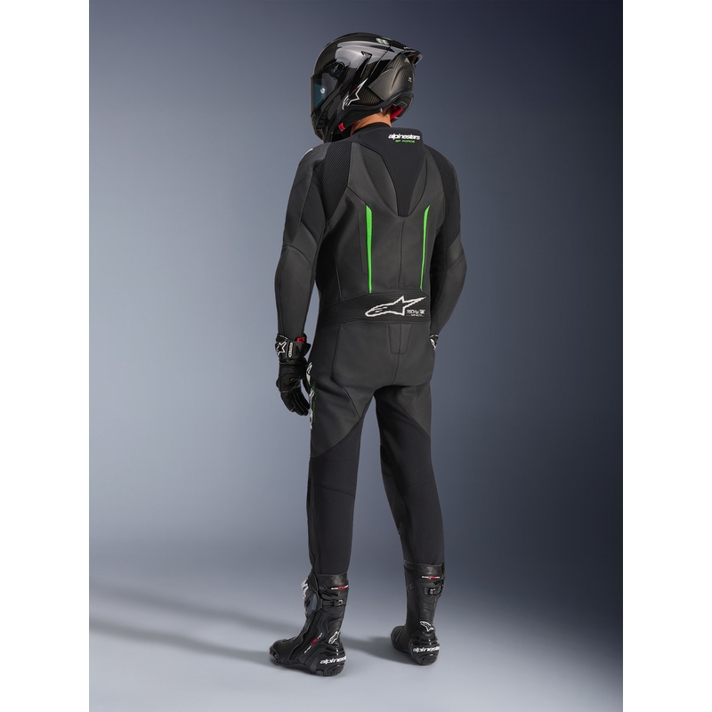 Alpinestars GP FORCE V2 ühes tükis mootorrattaülikond must-roheline