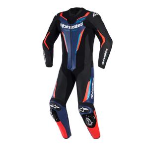 Alpinestars GP FORCE V2 ühes tükis mootorrattaülikond must-sinine-fluopunane-