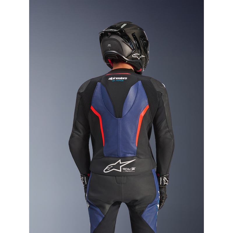 Alpinestars GP Force V2 kaheosaline mootorrattaülikond must-sinine-fluopunane