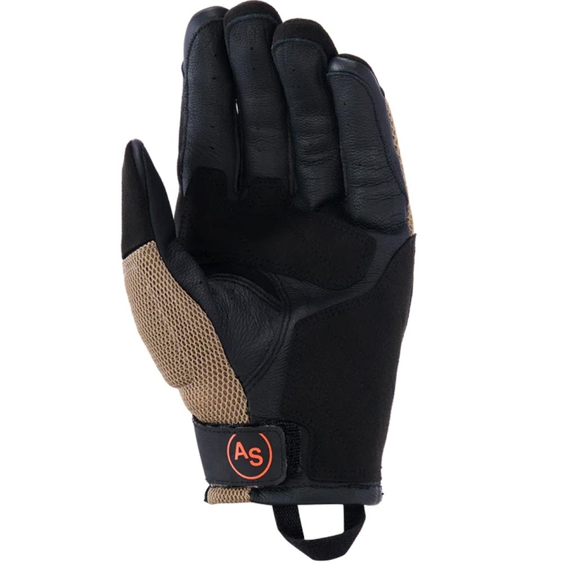Alpinestars Manti Air mootorratta kindad tume khaki-must-fluororanž