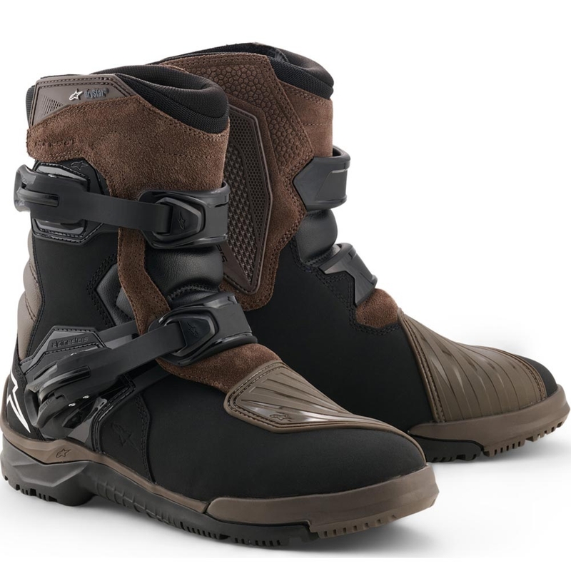 Alpinestars Belize V2 Drystar mootorrattasaapad pruunid-mustad