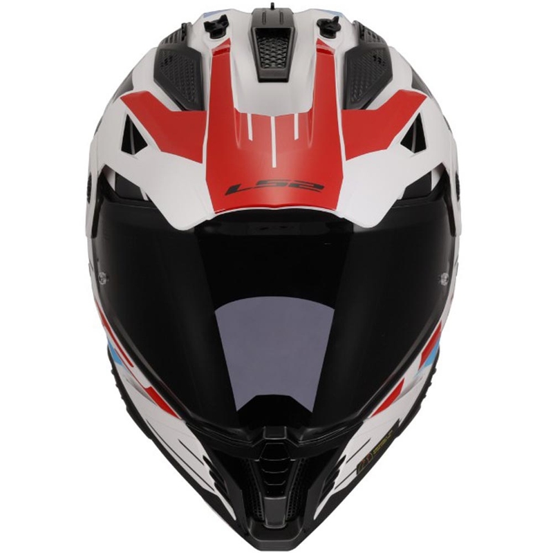 Enduro mootorratta kiiver LS2 MX702 PIONEER II NAMIB valge-sinine-punane