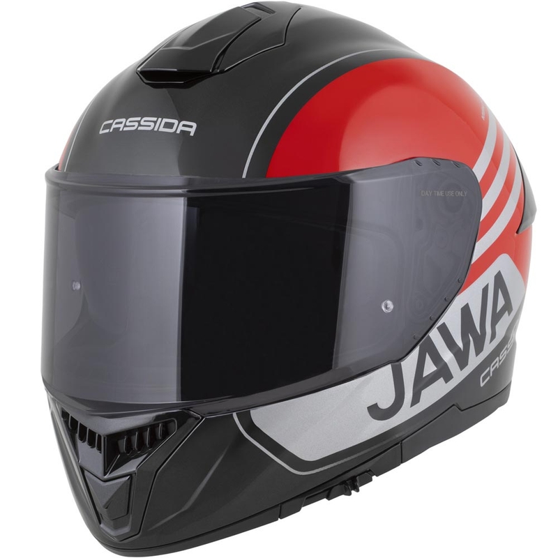 Cassida Integral GT 2.1 Jawa Sport täismaskiiver must-pärlpunane-hõbedane