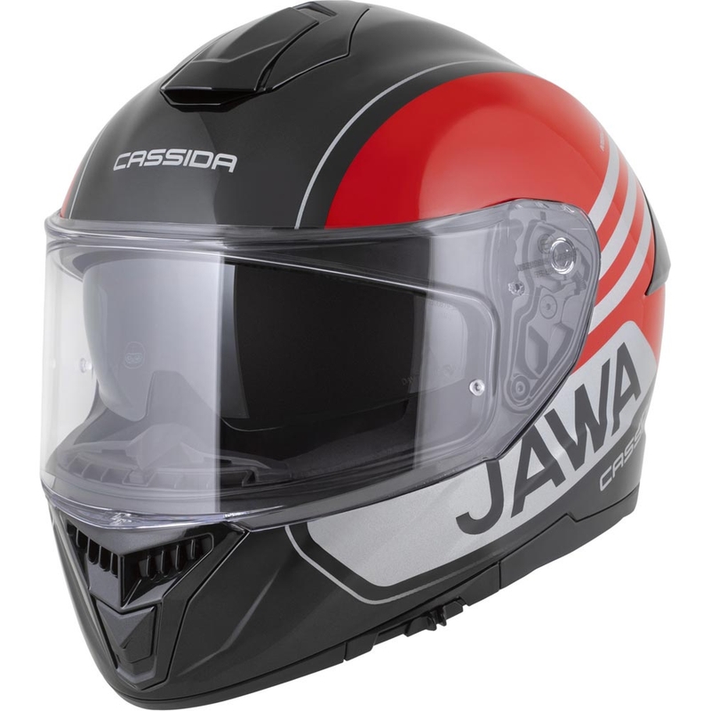 Cassida Integral GT 2.1 Jawa Sport täismaskiiver must-pärlpunane-hõbedane